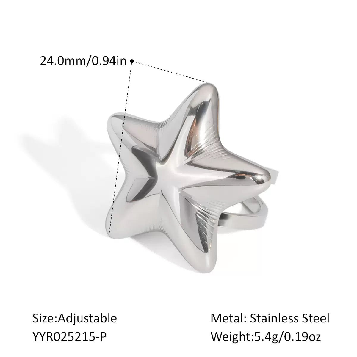 Shining star rings