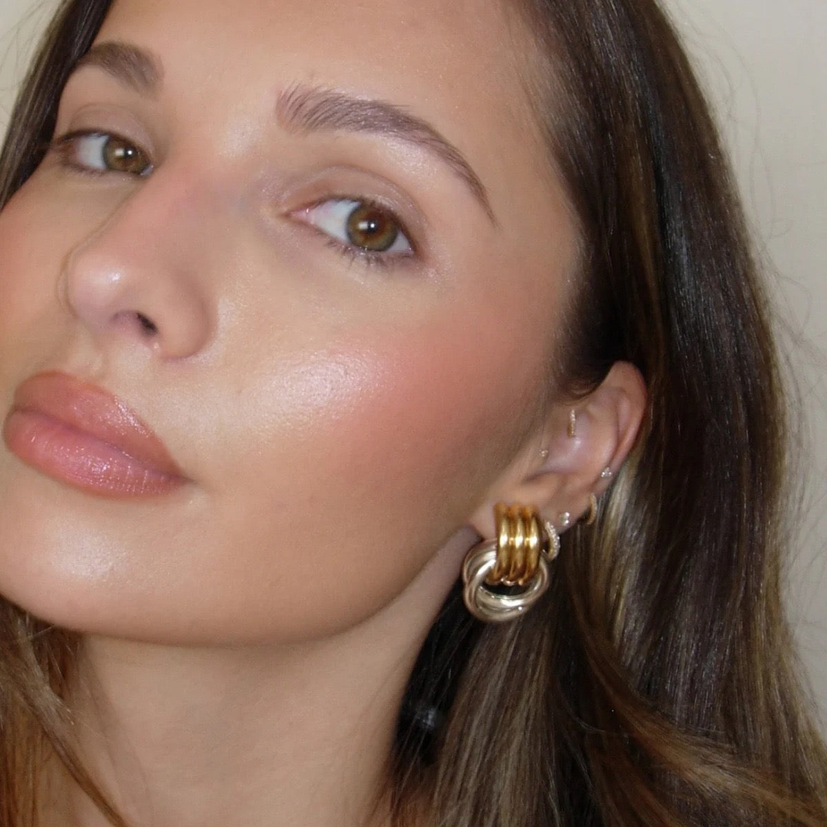 hoops abstract earrings