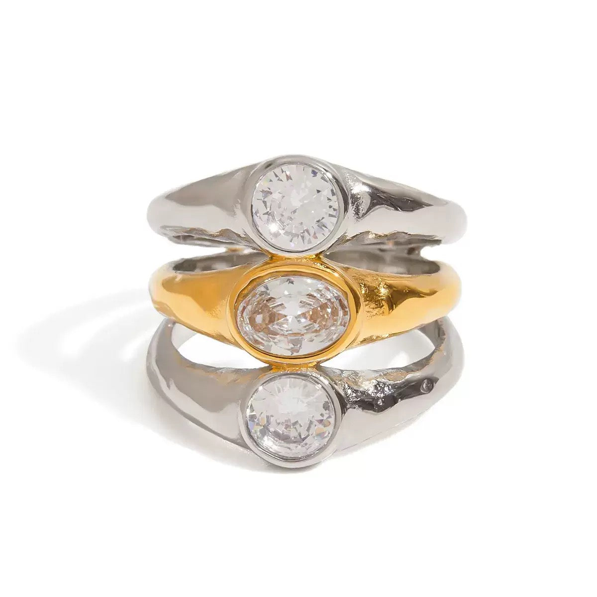 Mix metal rings