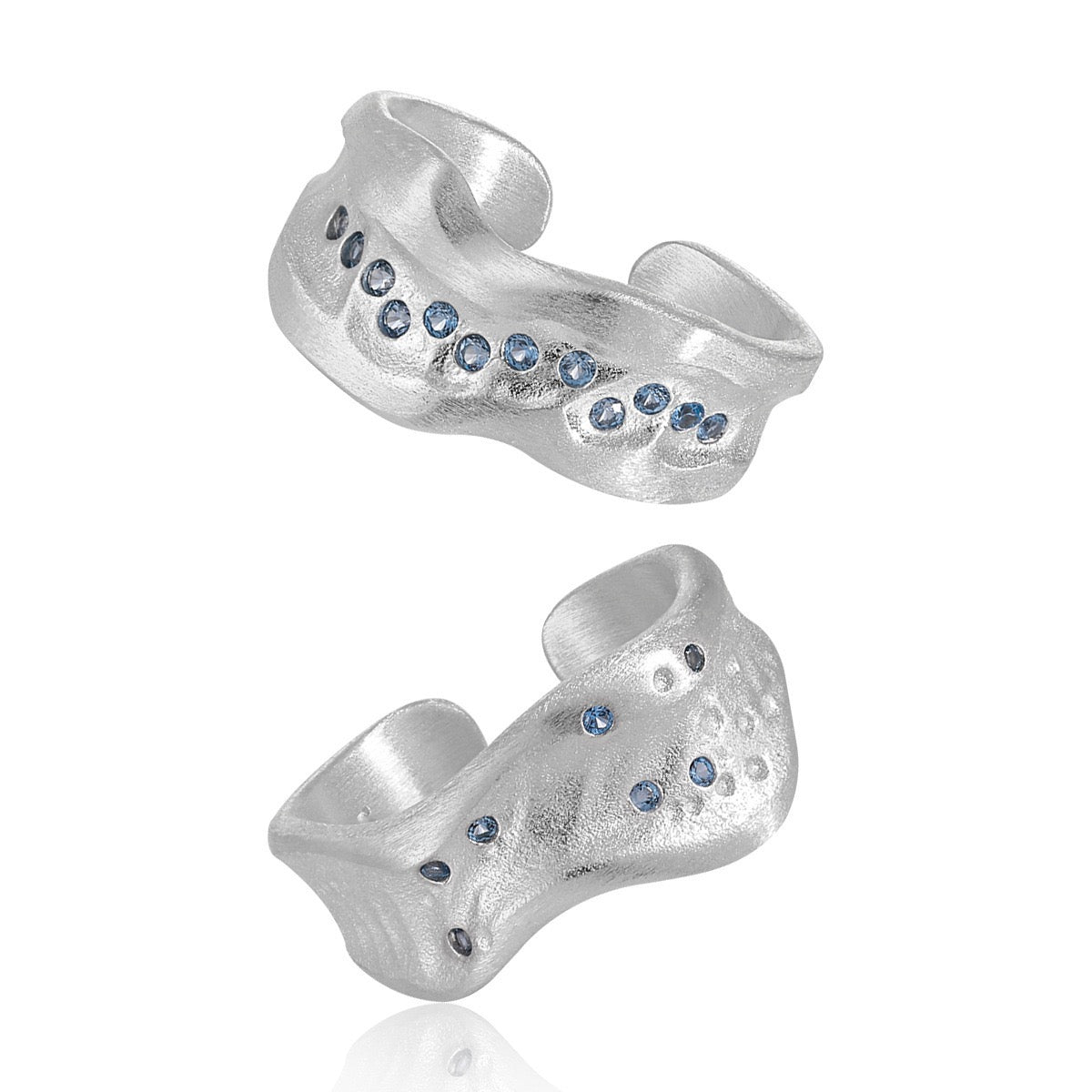 Ribbon band rings