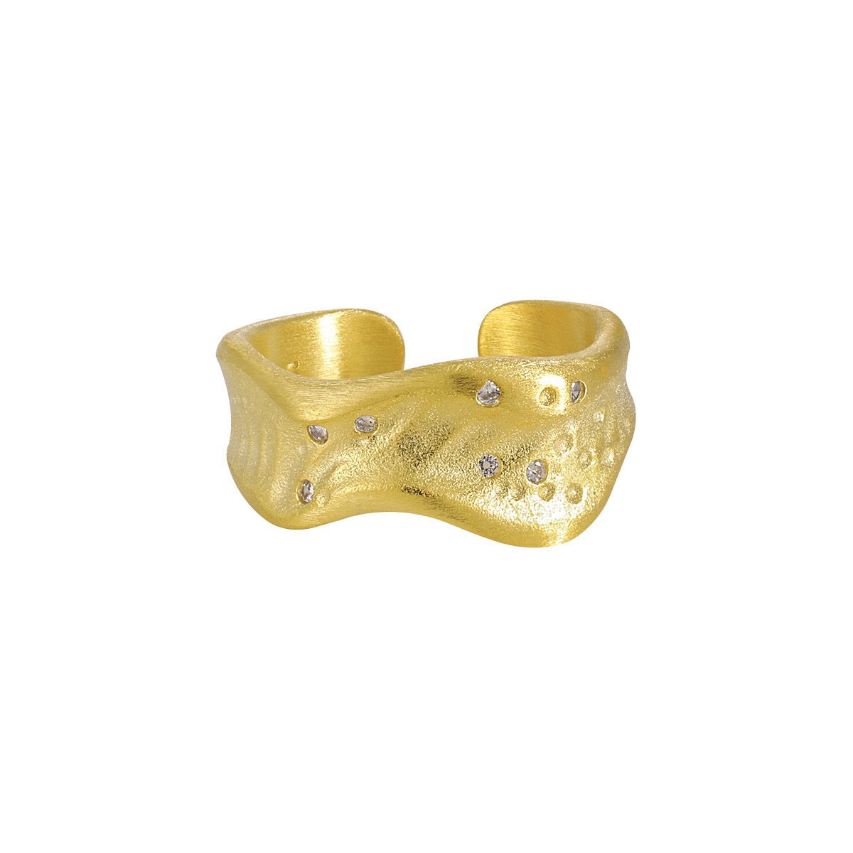 Ribbon band rings