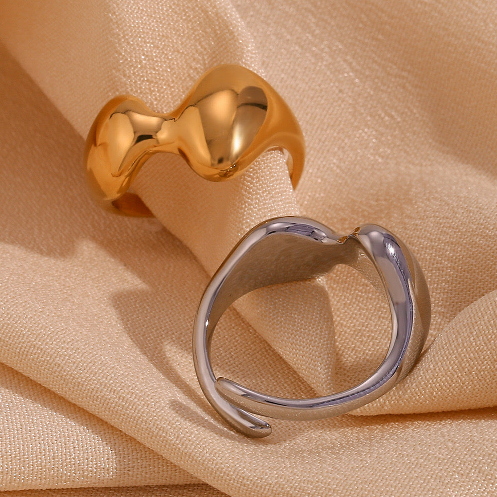 Daisy Big wave ring