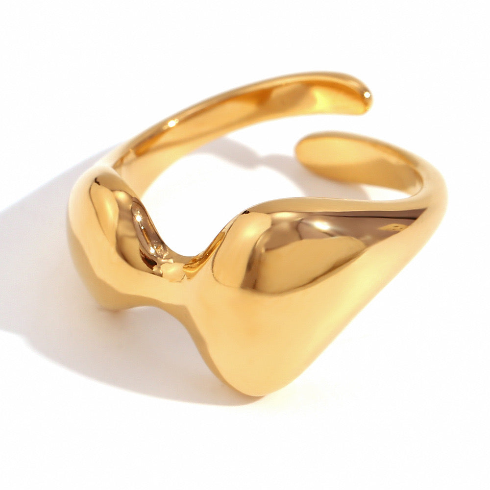 Daisy Big wave ring