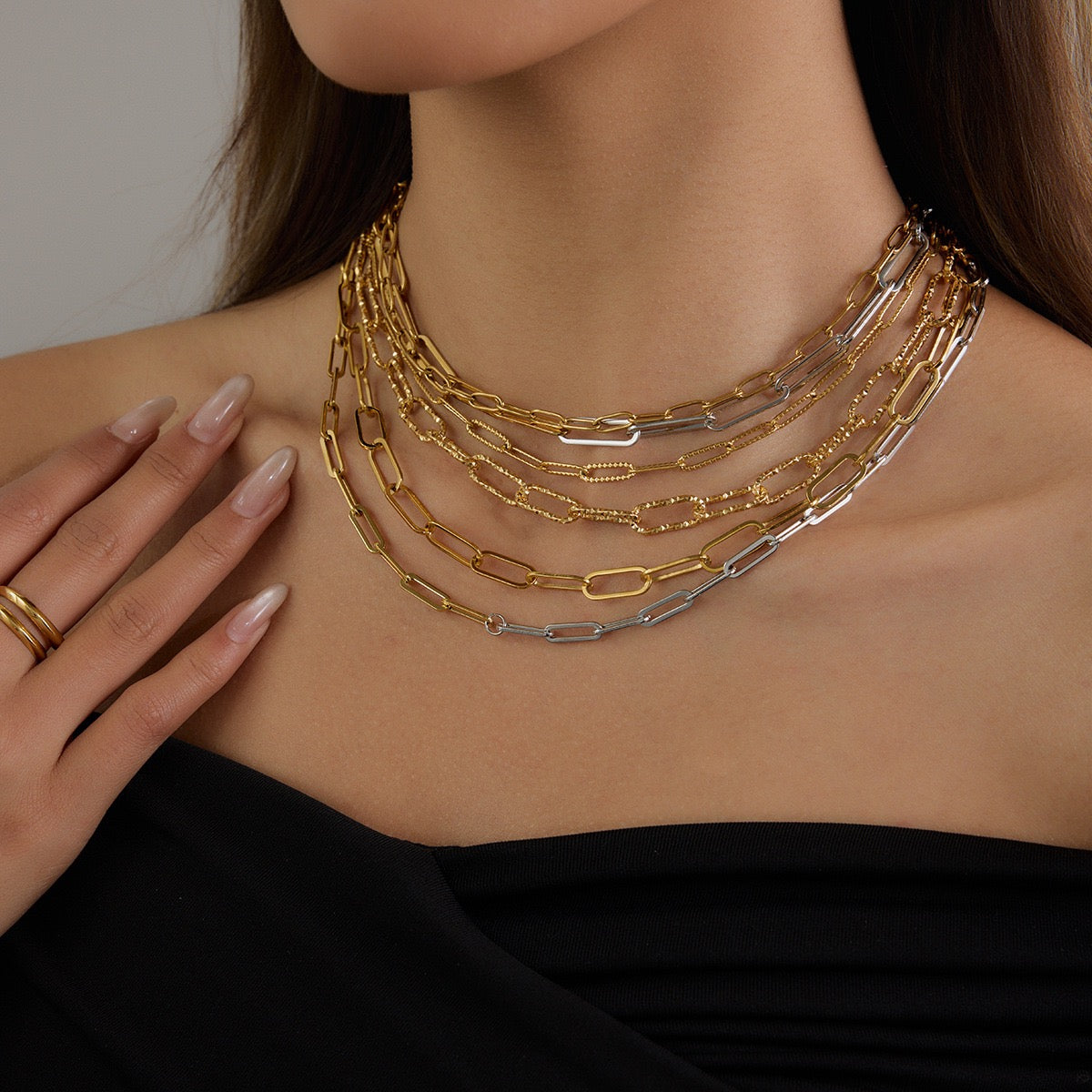 Statement chain necklaces