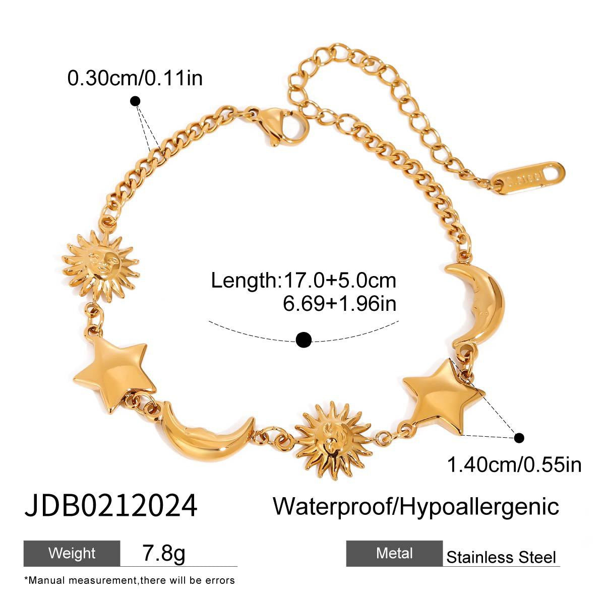 Mona Sun moon bracelet
