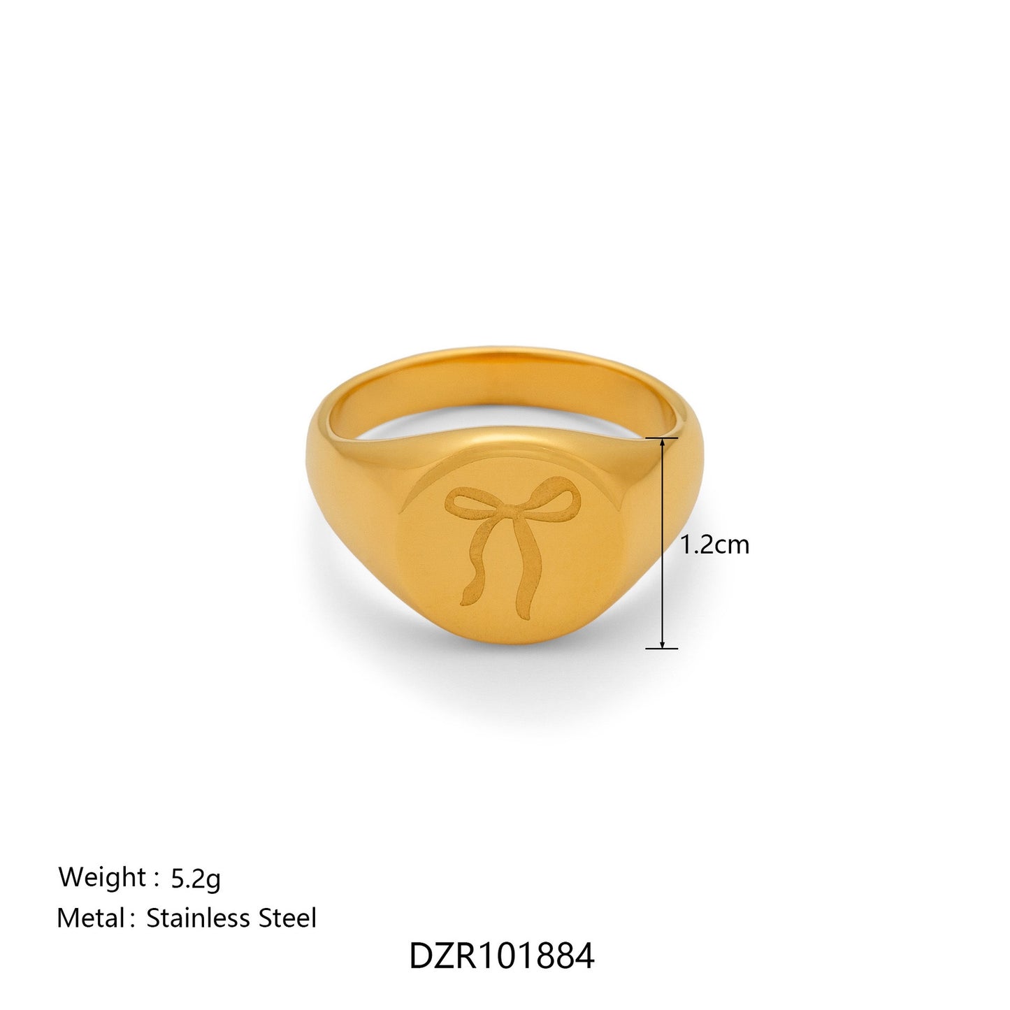 Cute bow ring