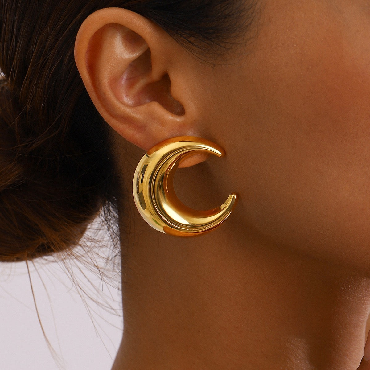 Big moons earrings