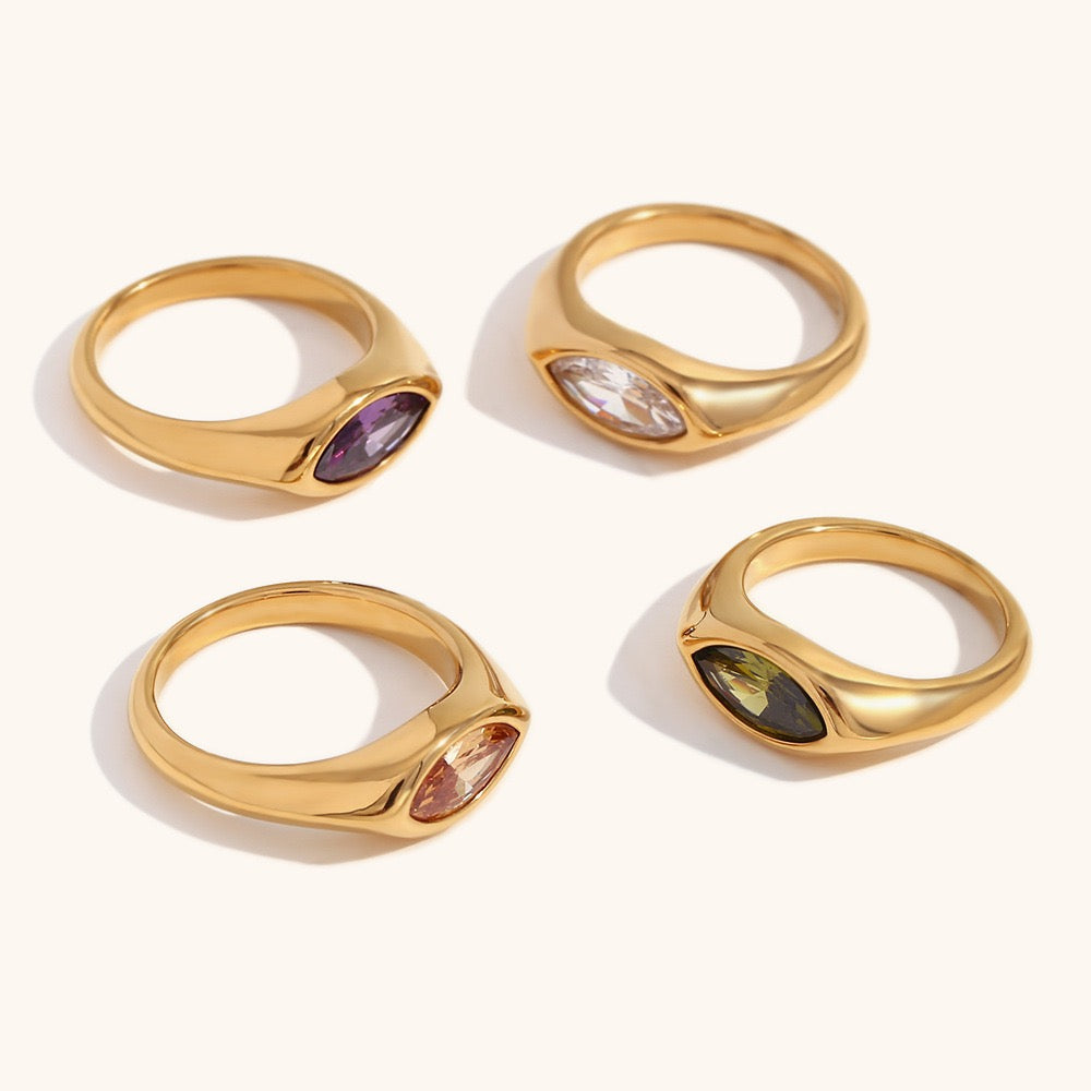 San marino Horse eye rings