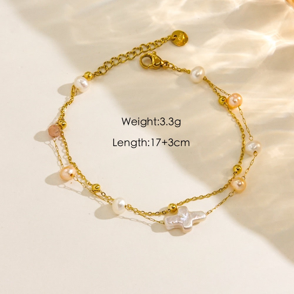 Freshwater pearl bracelets
