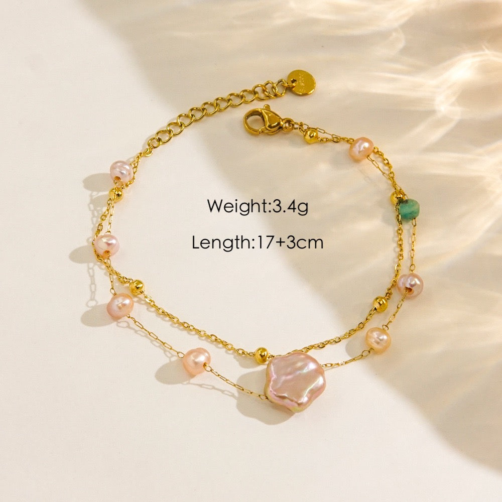 Freshwater pearl bracelets