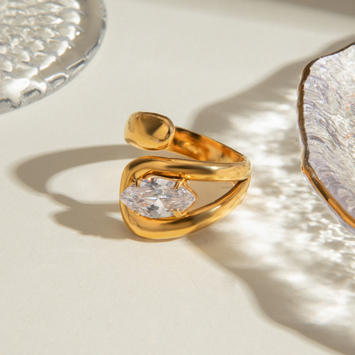 Stone rings collection