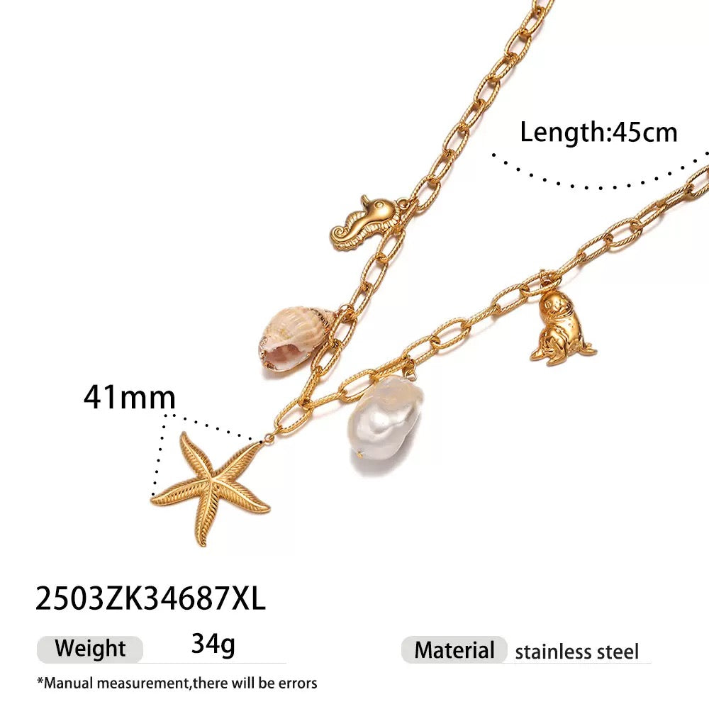 Summer Bondi charm necklaces