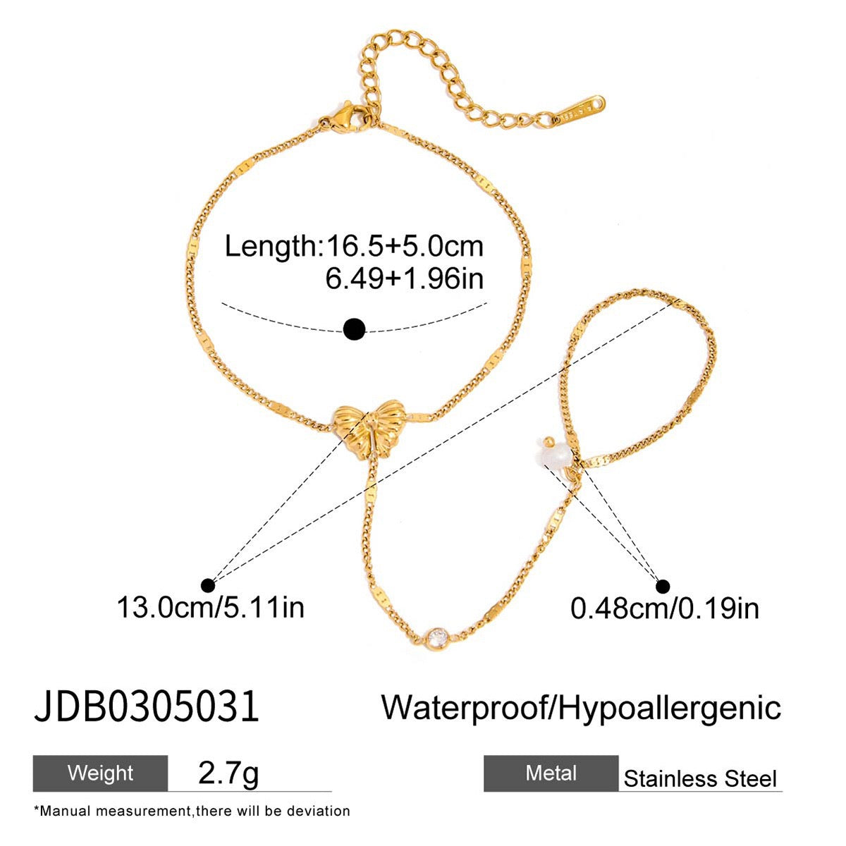 Bow hand chain