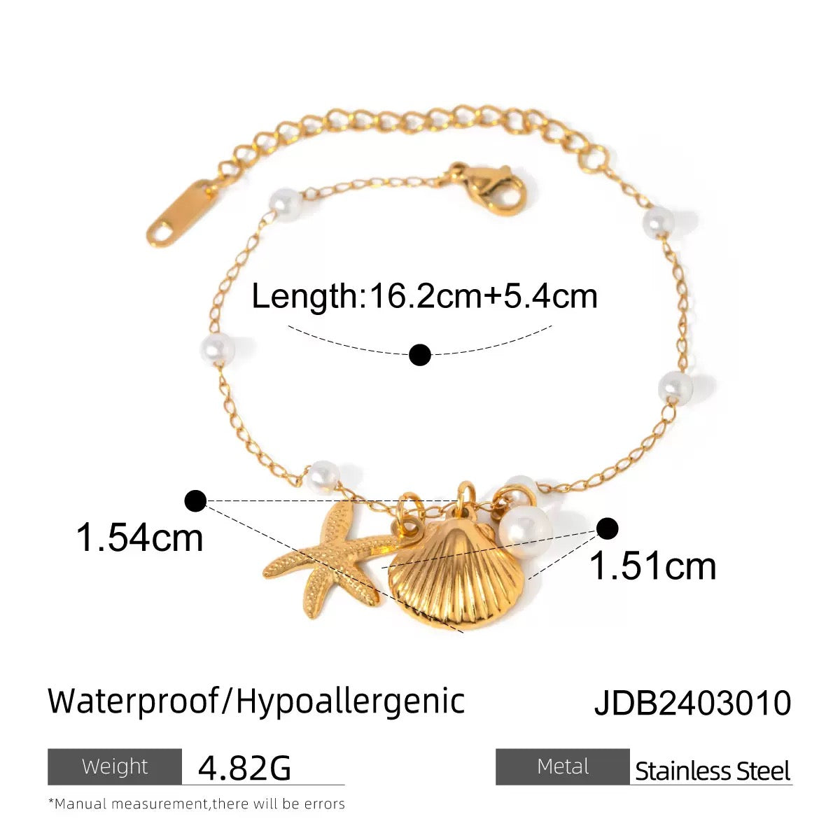 Eve pearly shell set