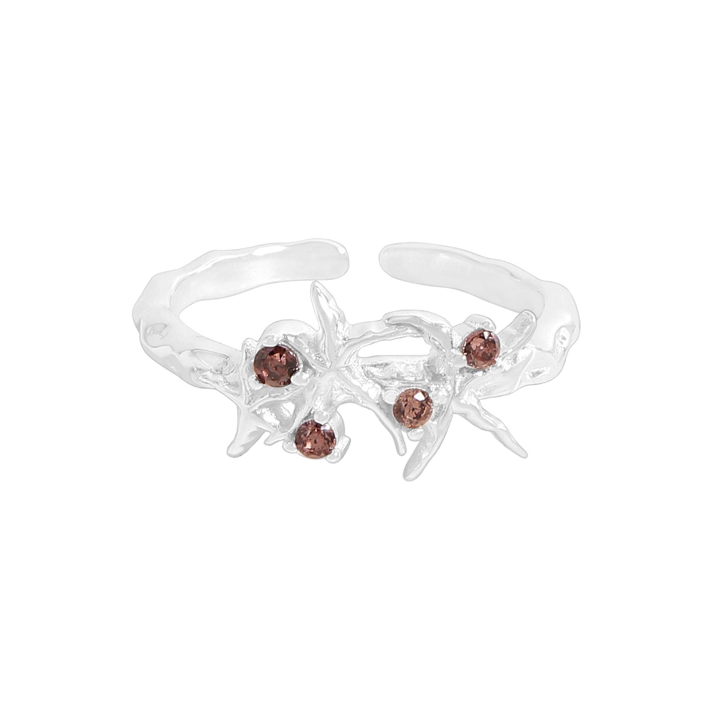 Sterling silver ocean world rings