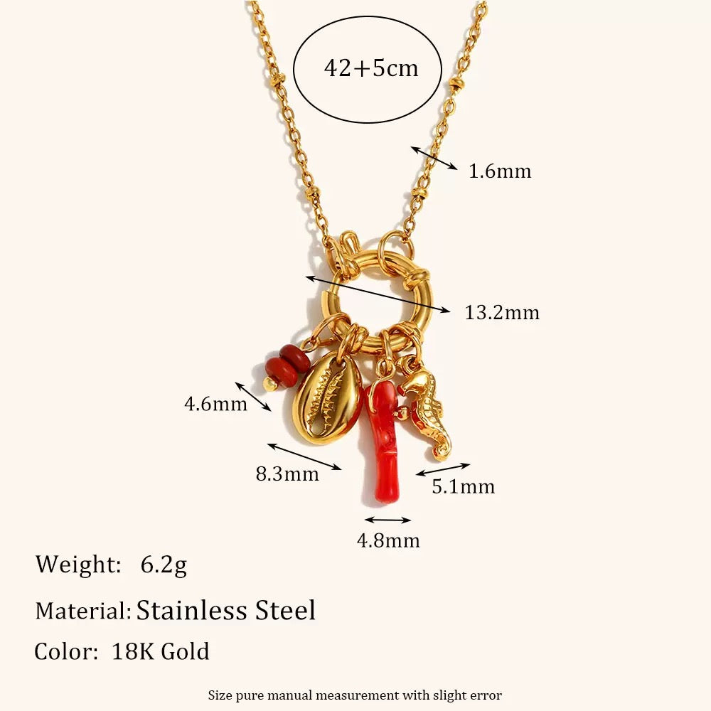 Charm chains necklace
