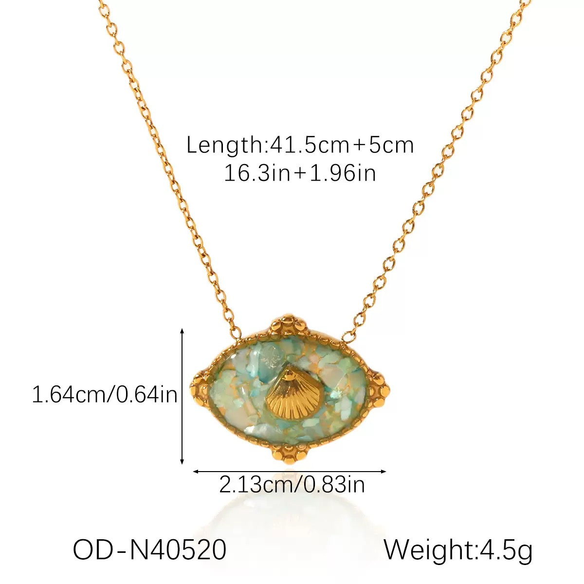 Mermaid starfish necklace