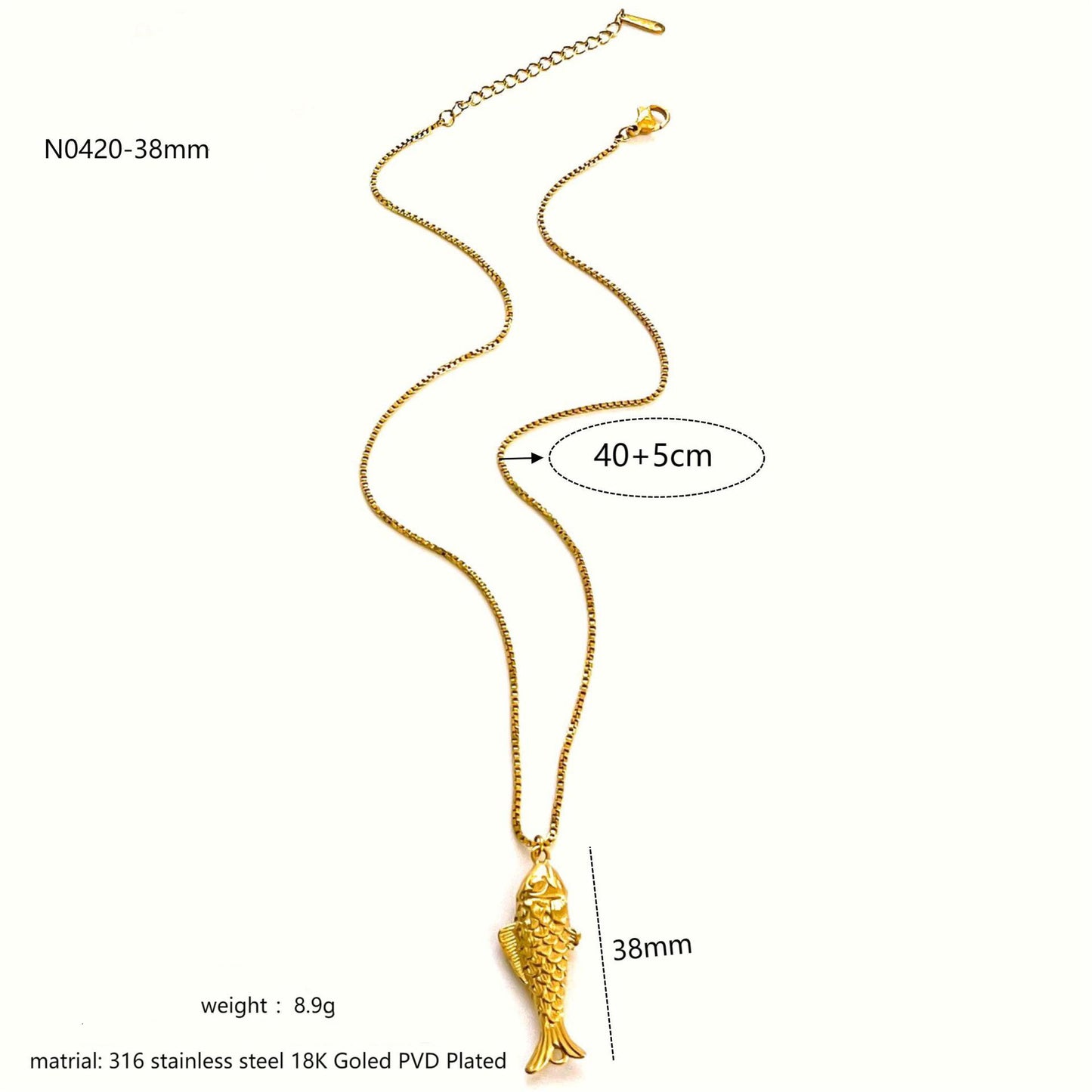Fish necklace