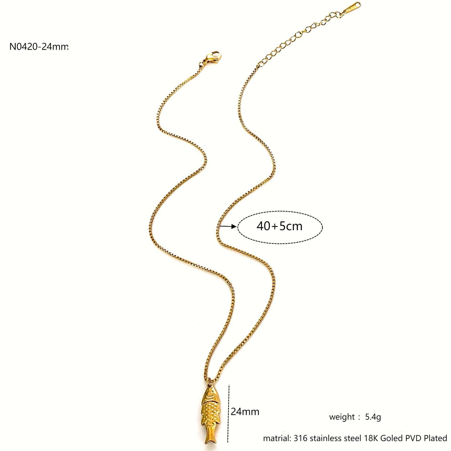 Fish necklace