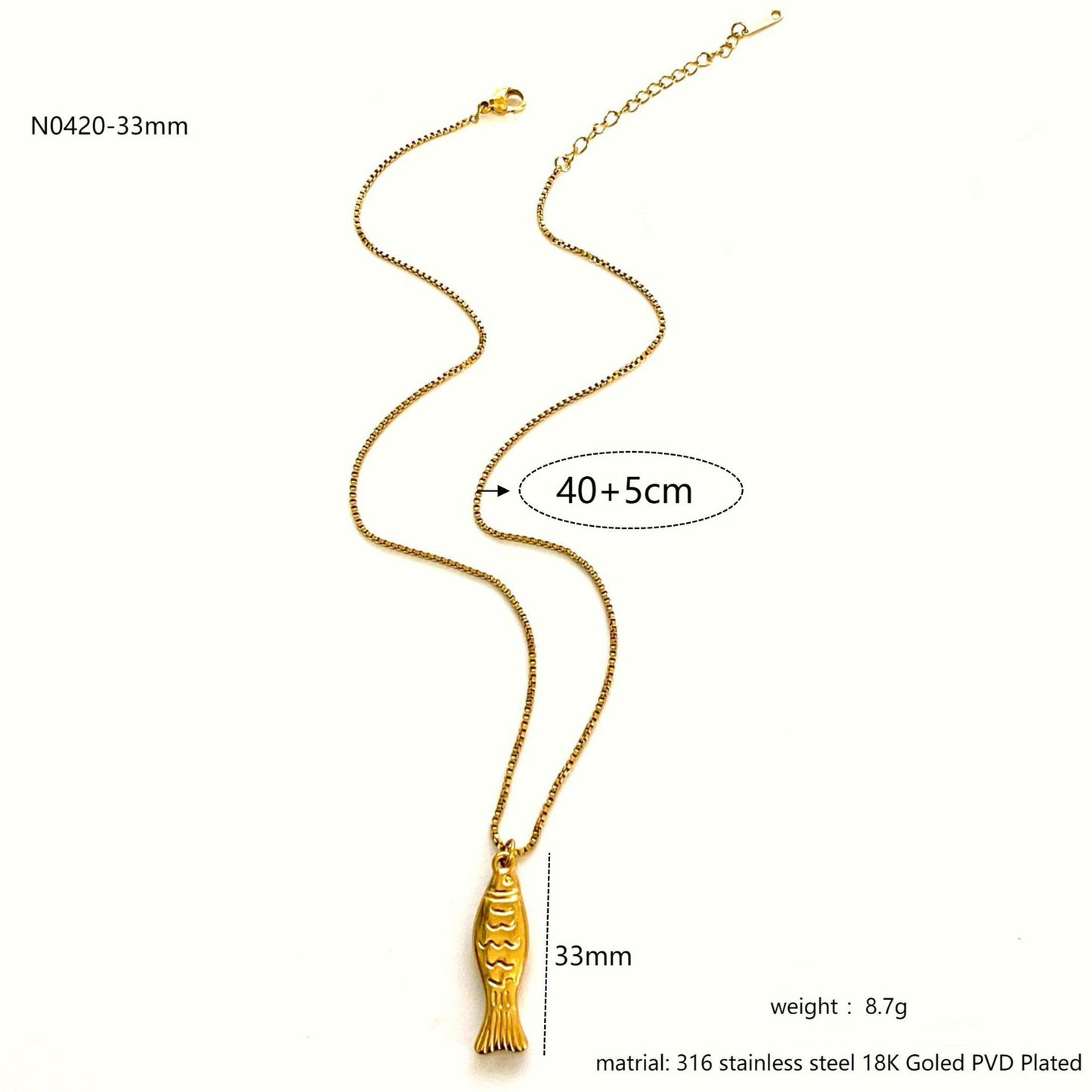 Fish necklace