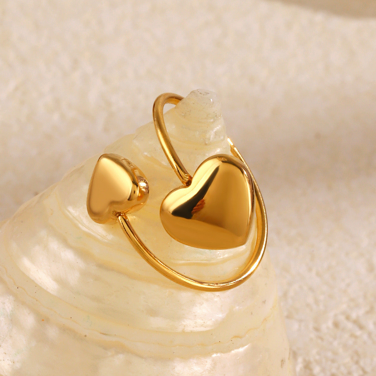 Me and you heart ring