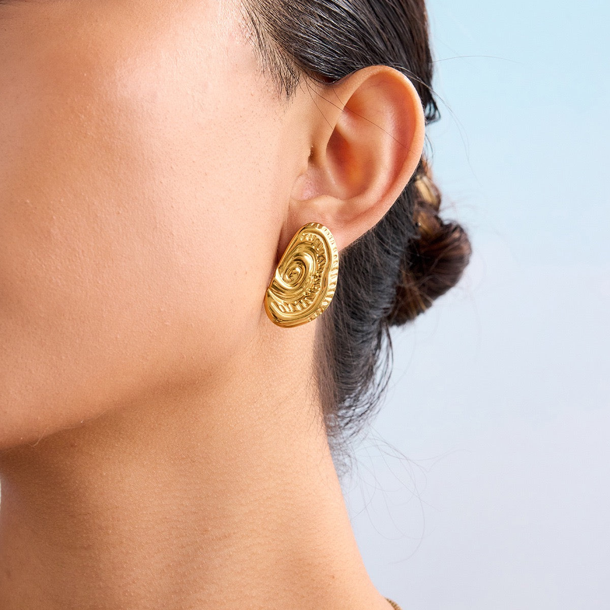 Beach swirl earrings