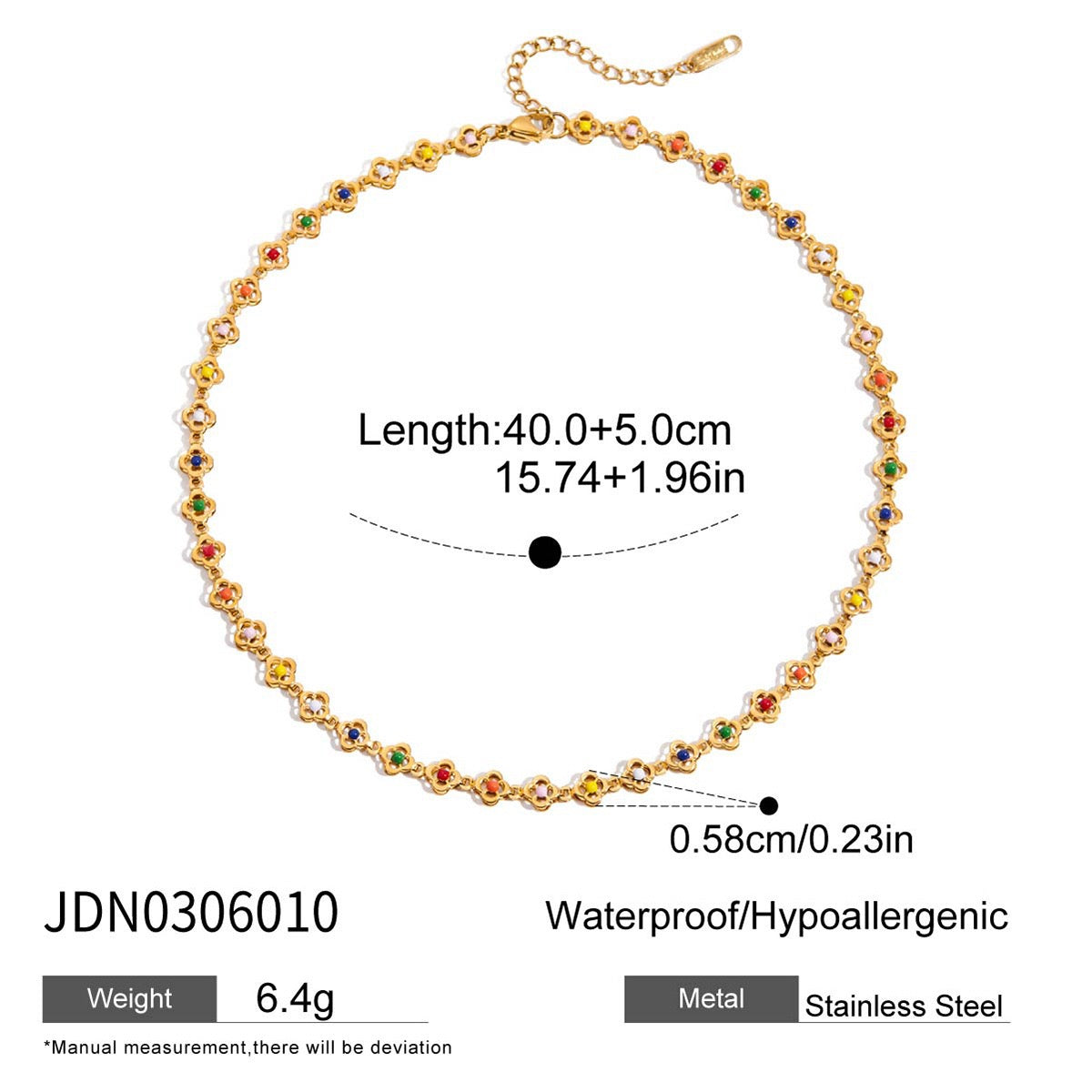 Rainbow drip set