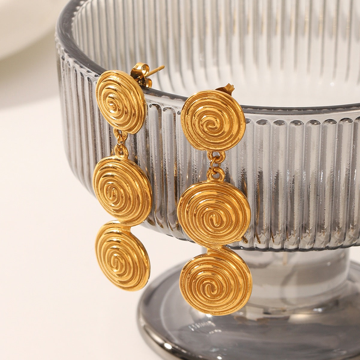 Swirls earrings