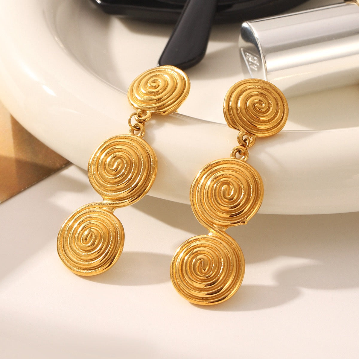 Swirls earrings