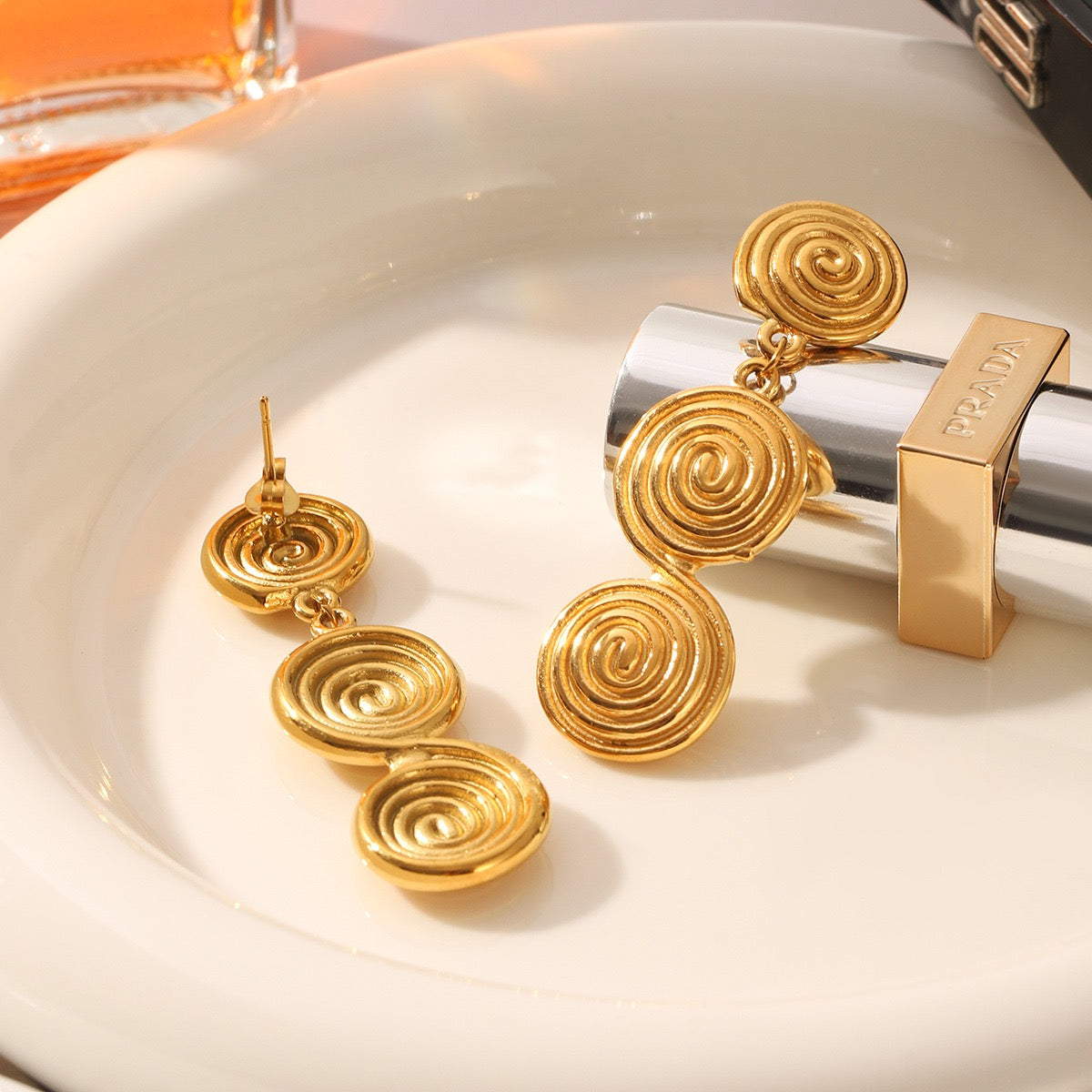 Swirls earrings