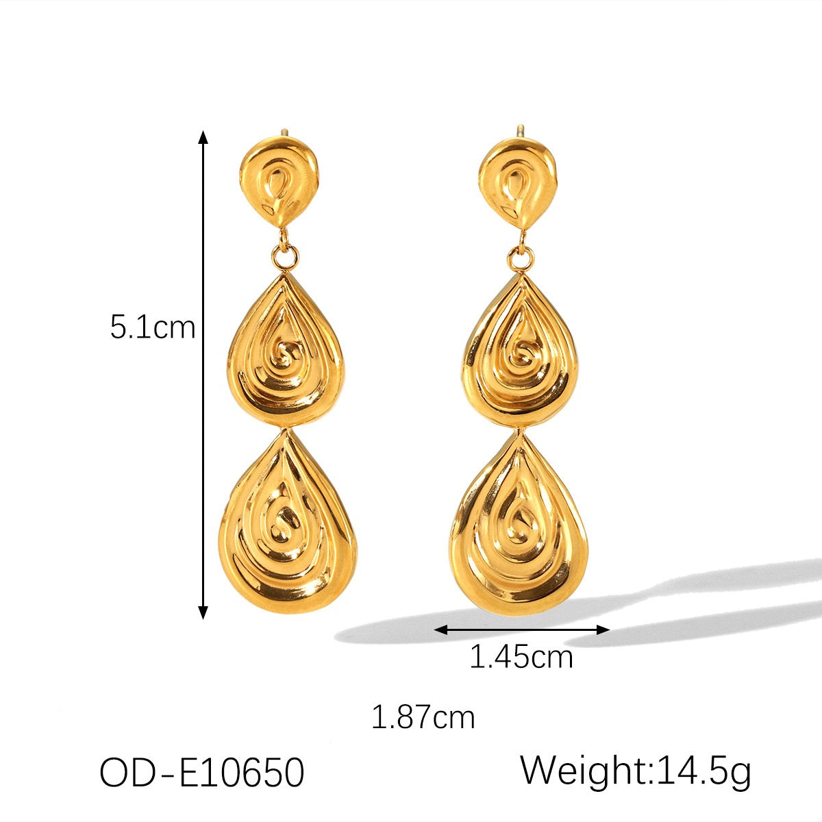 Swirl square set