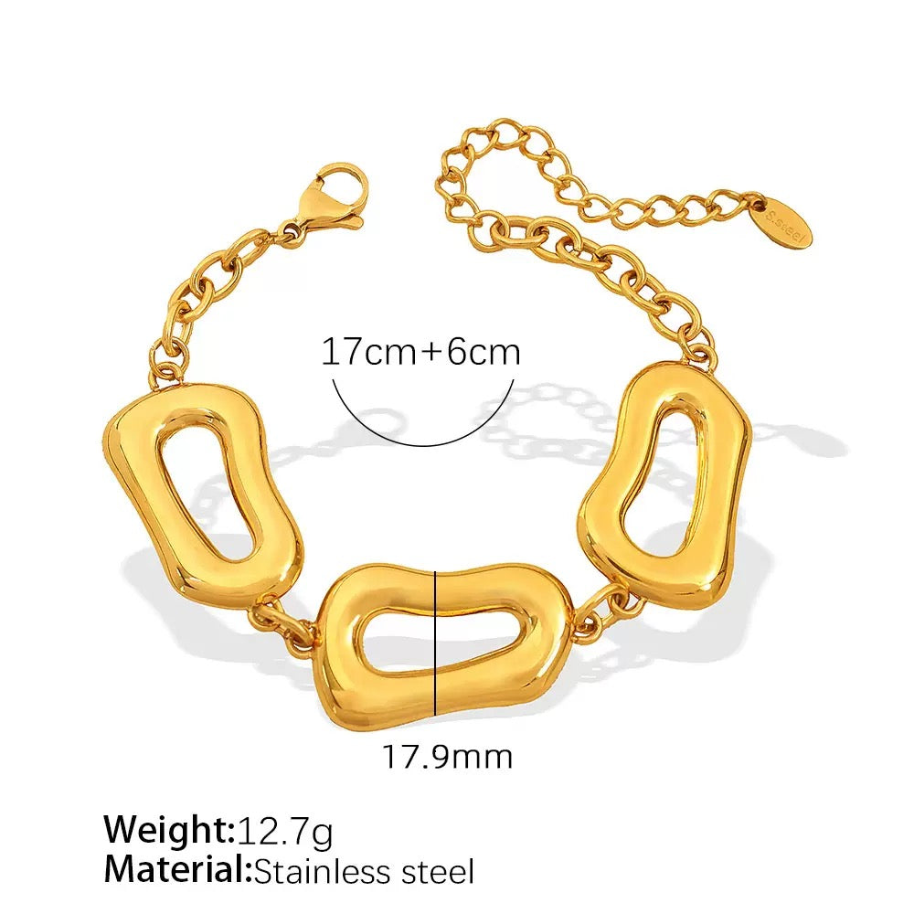 Mina big hoop set