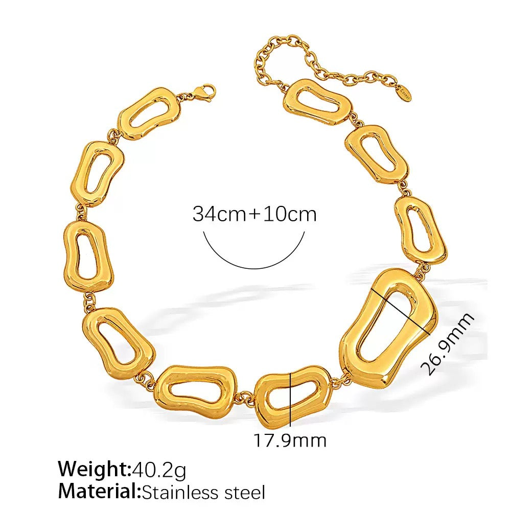 Mina big hoop set