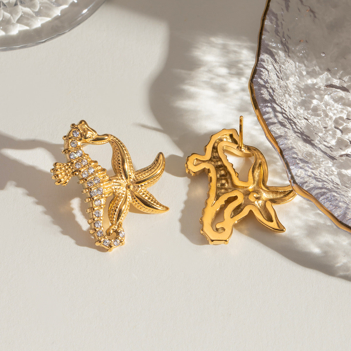 Alayna Seahorse earrings
