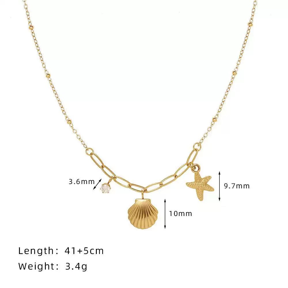 Elwood Mini shell necklace