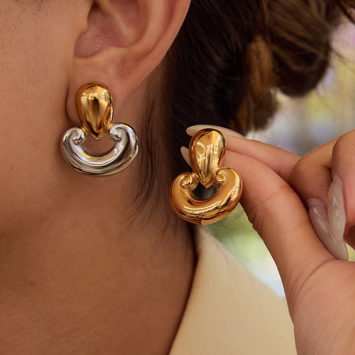 Tasmine chubby earrings