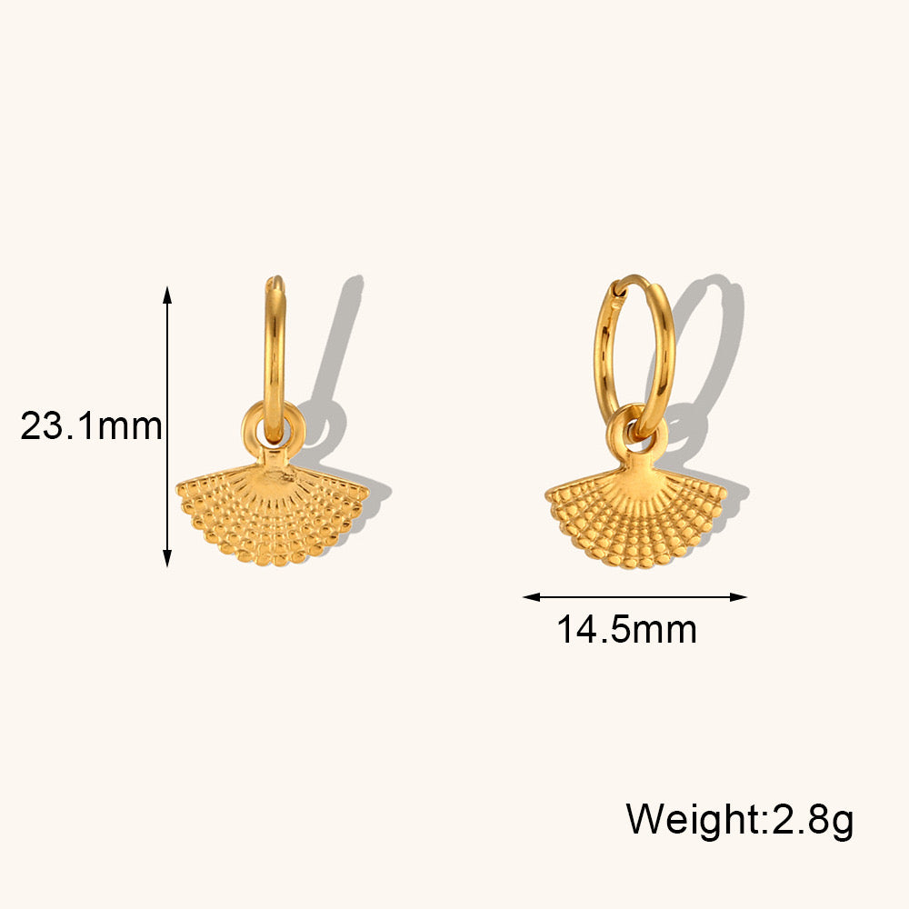 Dallas fan earrings