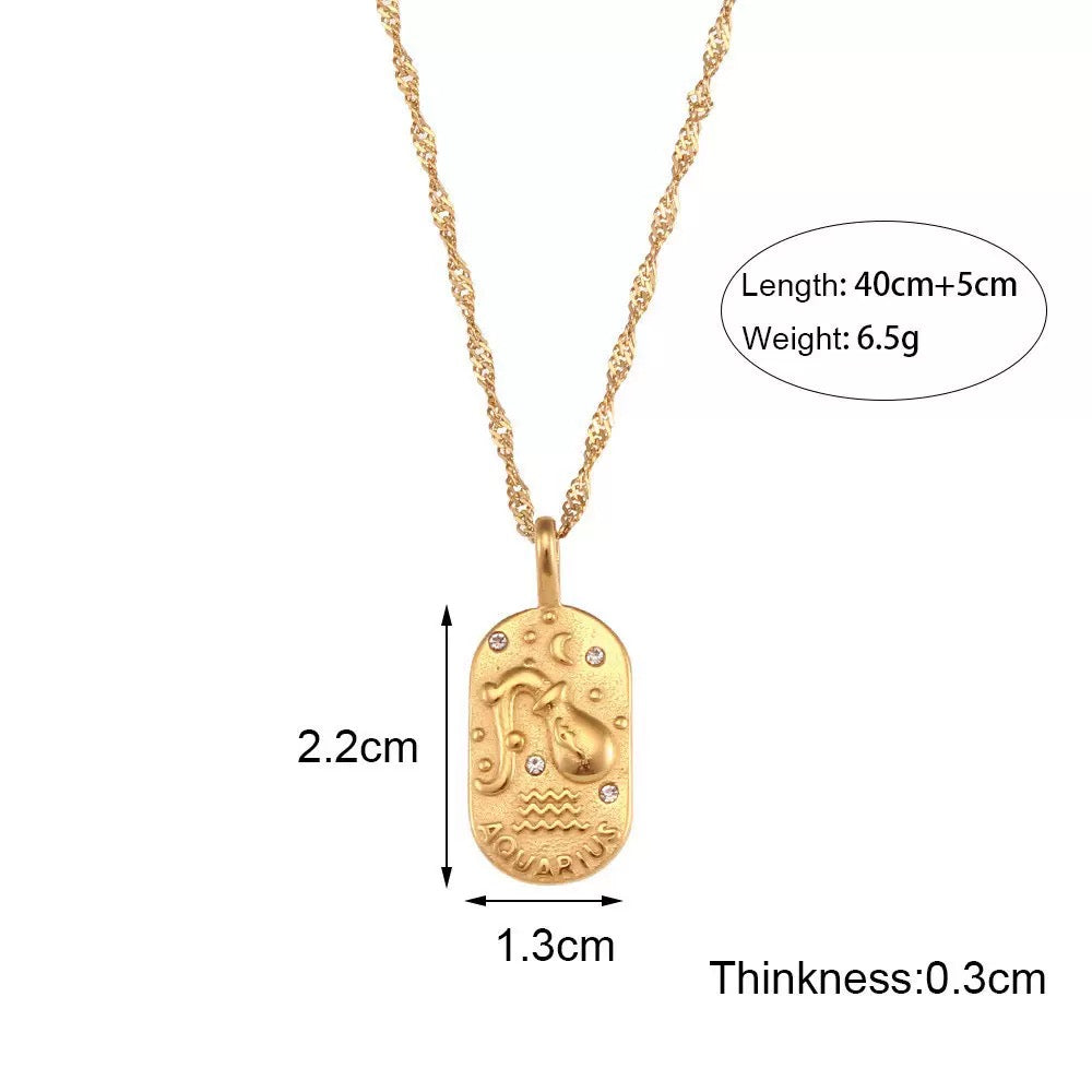 Star signs necklaces