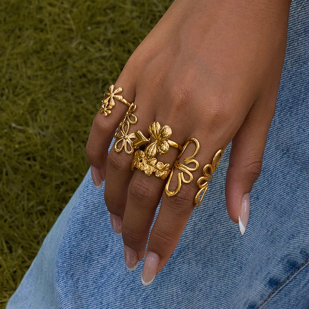 Flowers rings