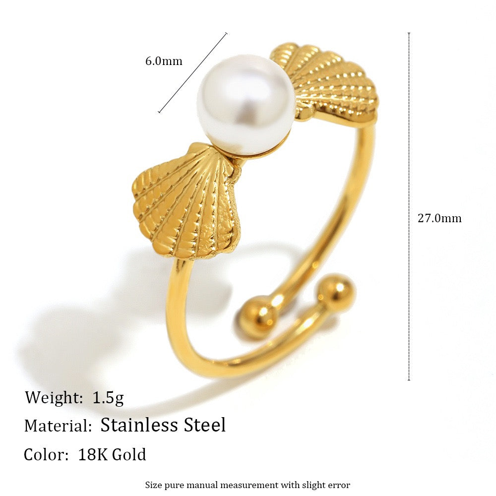 Double shell pearly rings