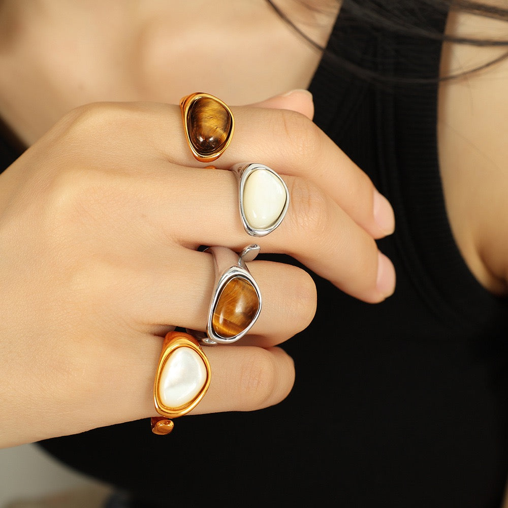 Carina stone rings
