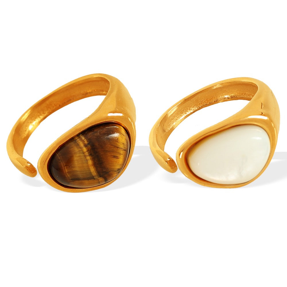 Carina stone rings