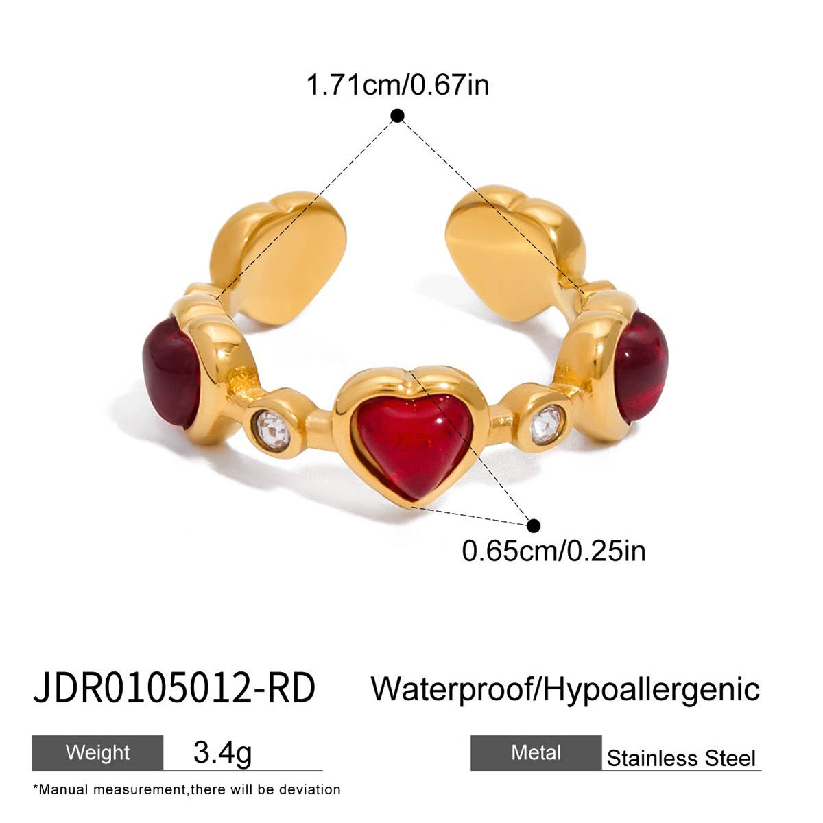 Hearty band rings