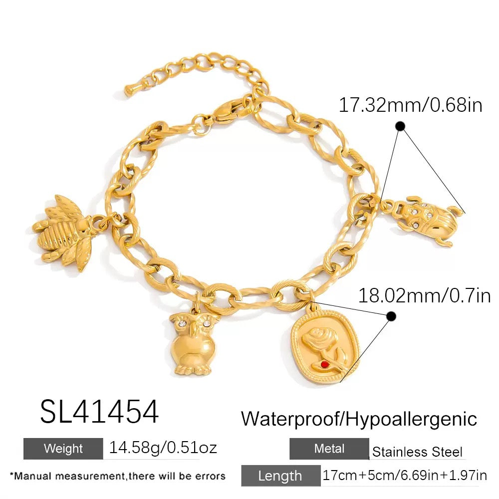 Big charm bracelets