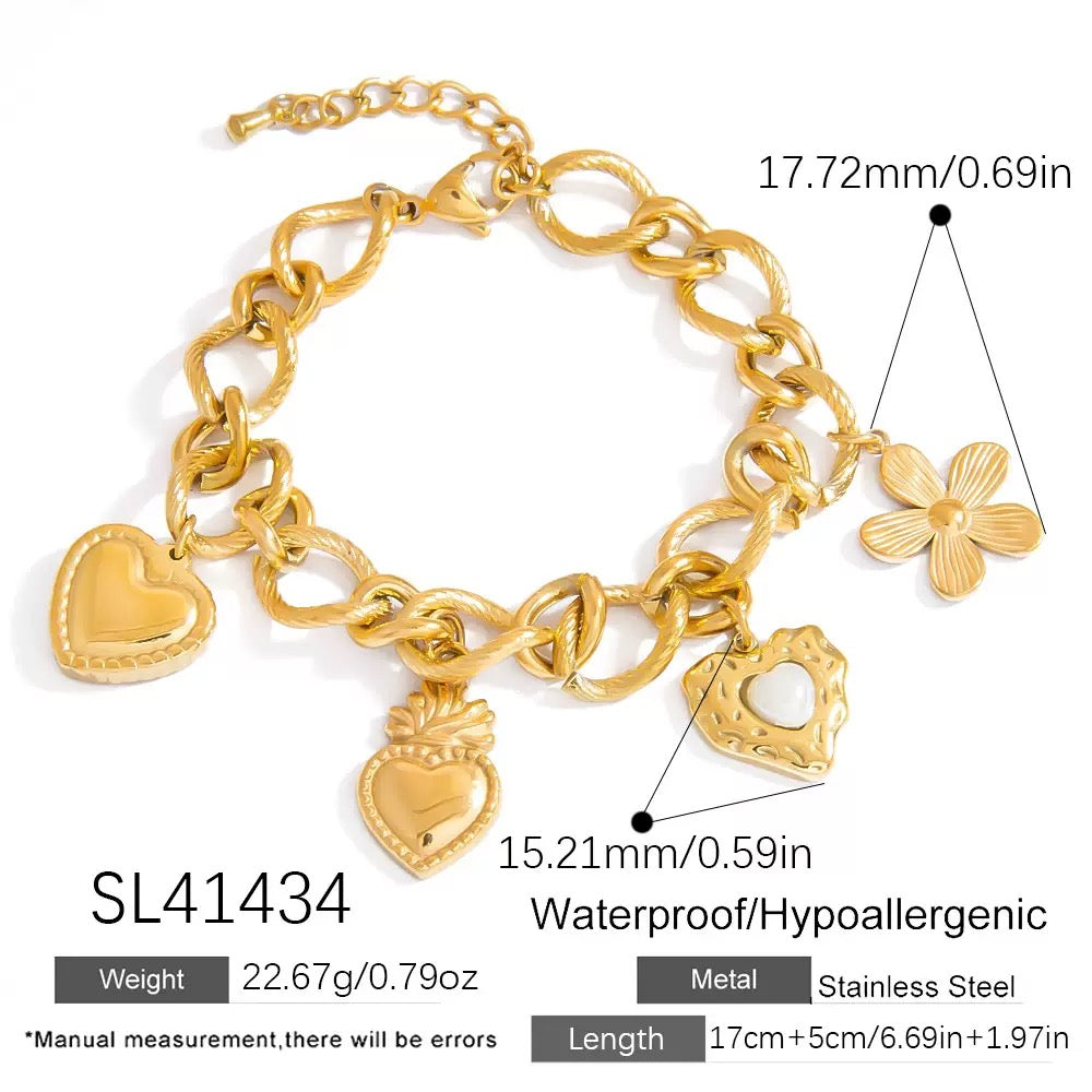 Big charm bracelets