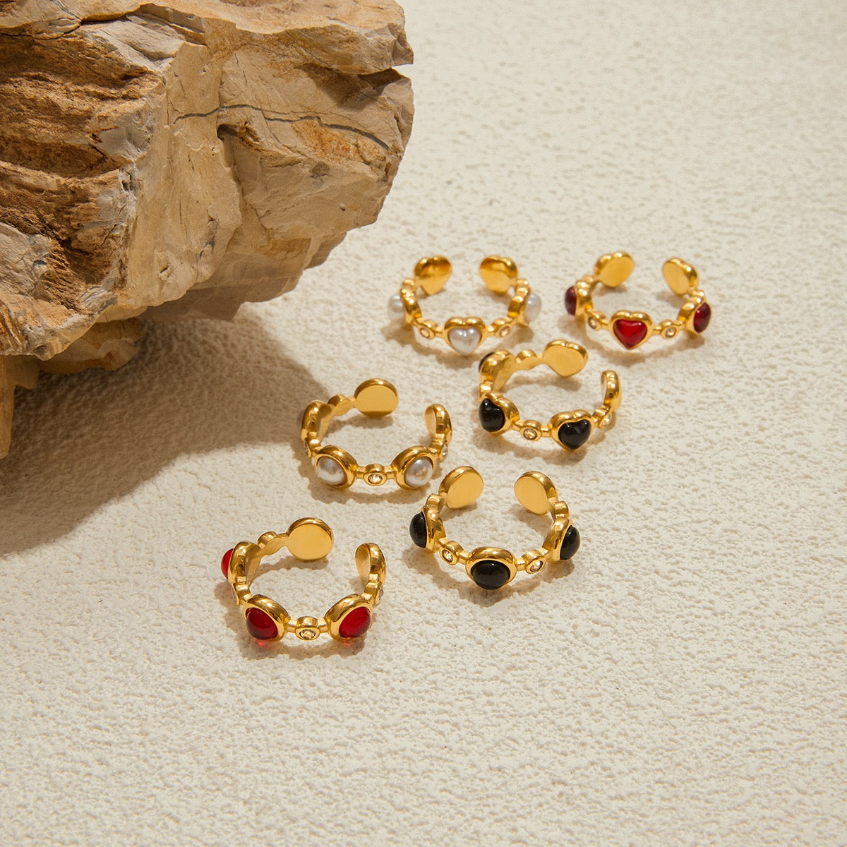 Hearty band rings
