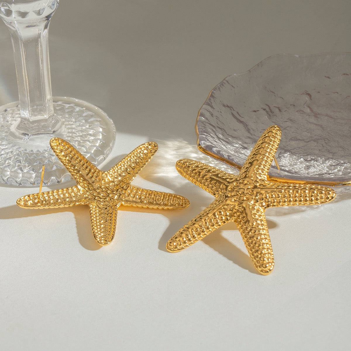 Anderson Big starfish earrings