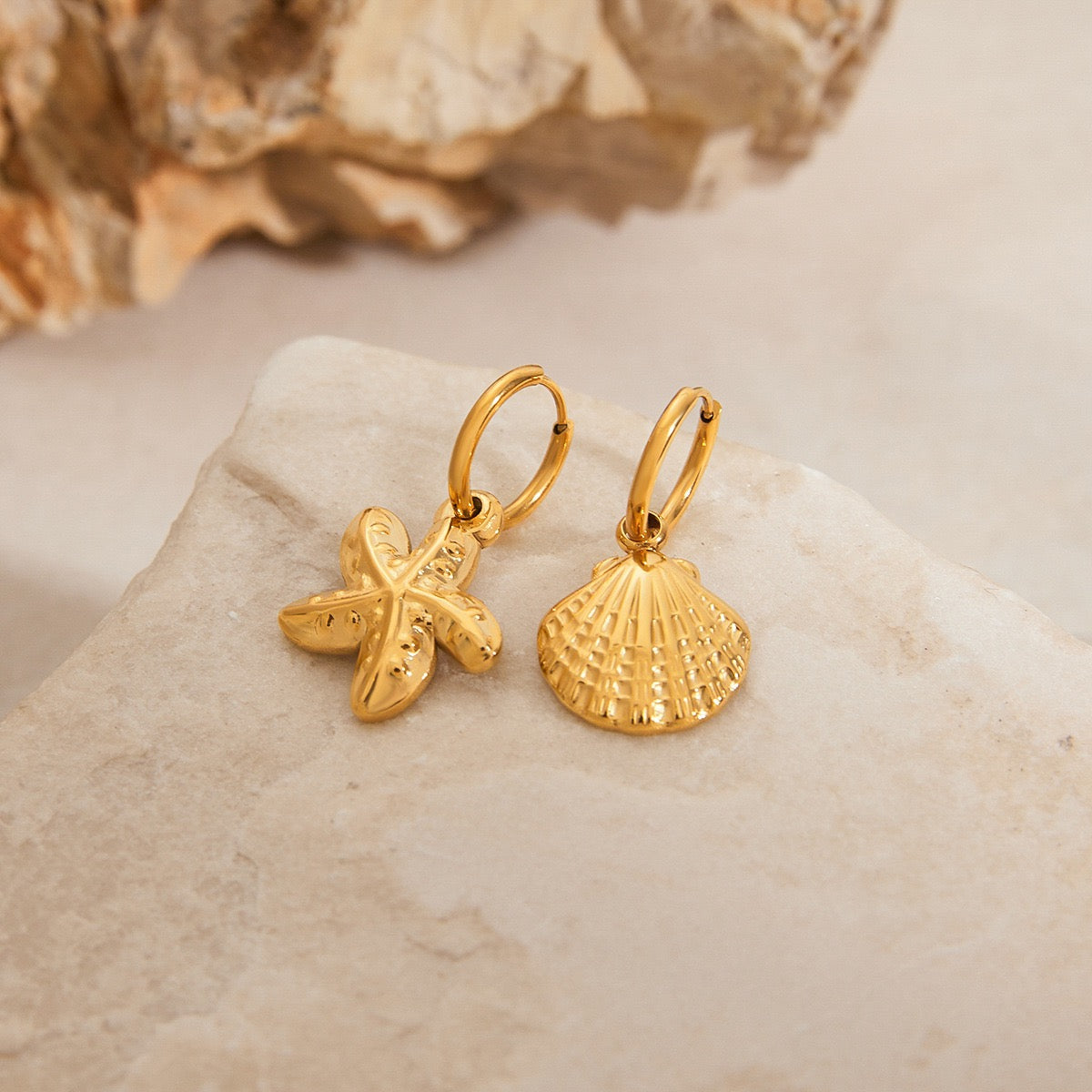Starfish shell combo hoops
