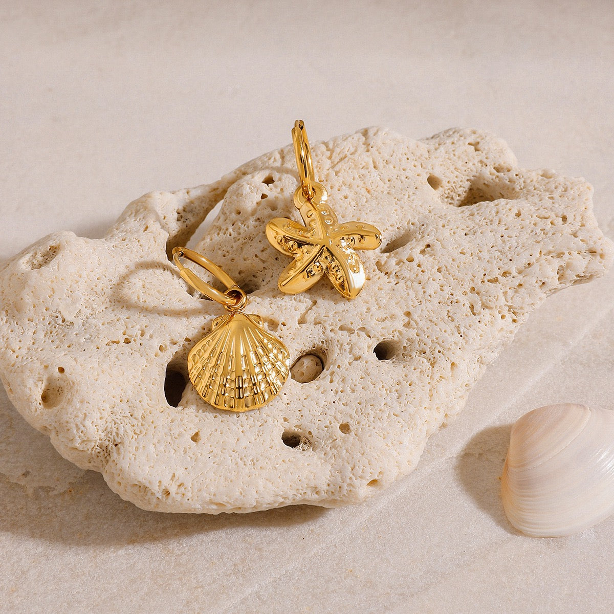 Starfish shell combo hoops