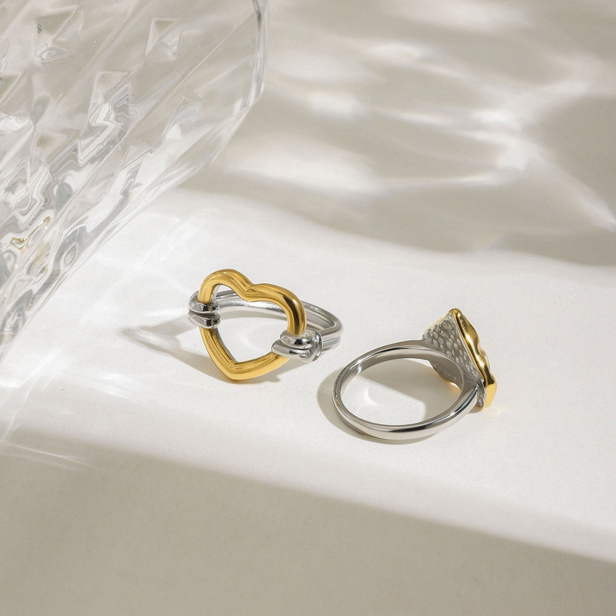 Mix heart rings